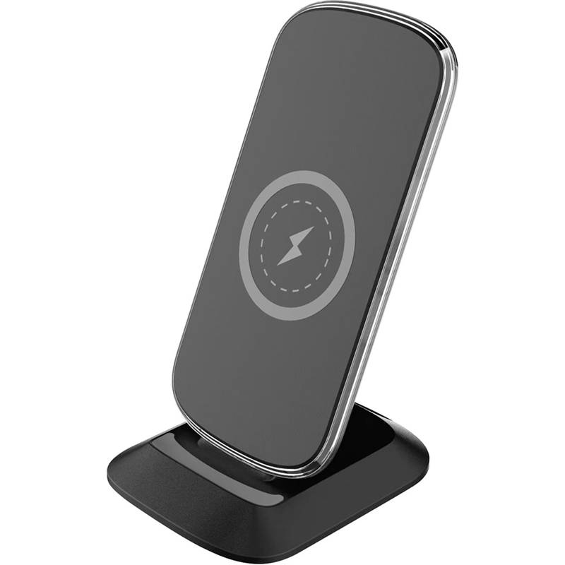 Image secondaire de Chargeur induction FastCharge 15-7.5W Stand avec chargeur 20W Noir - 1