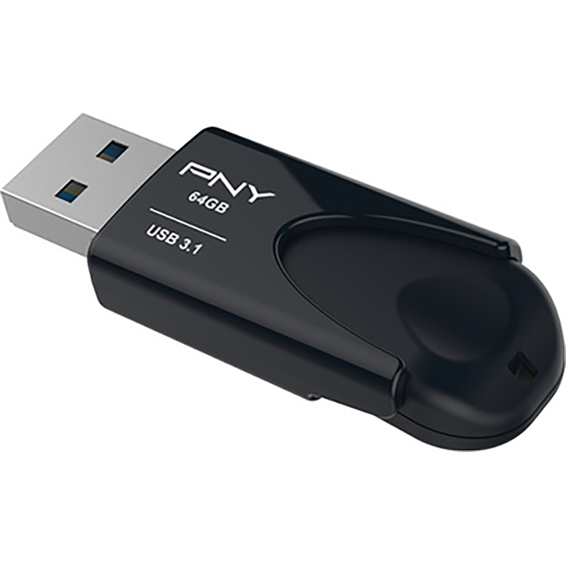 Clé USB 3.1 64GB Attaché 4 Noire PNY