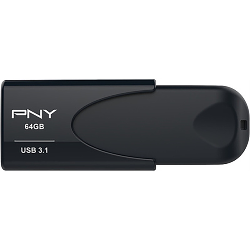 Image secondaire de Clé USB 3.1 64GB Attaché 4 Noire PNY