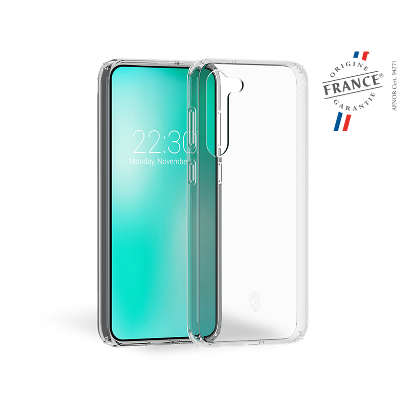 Coque Renforcée Samsung G S23+ 5G FEEL Origine France Garantie Transpa