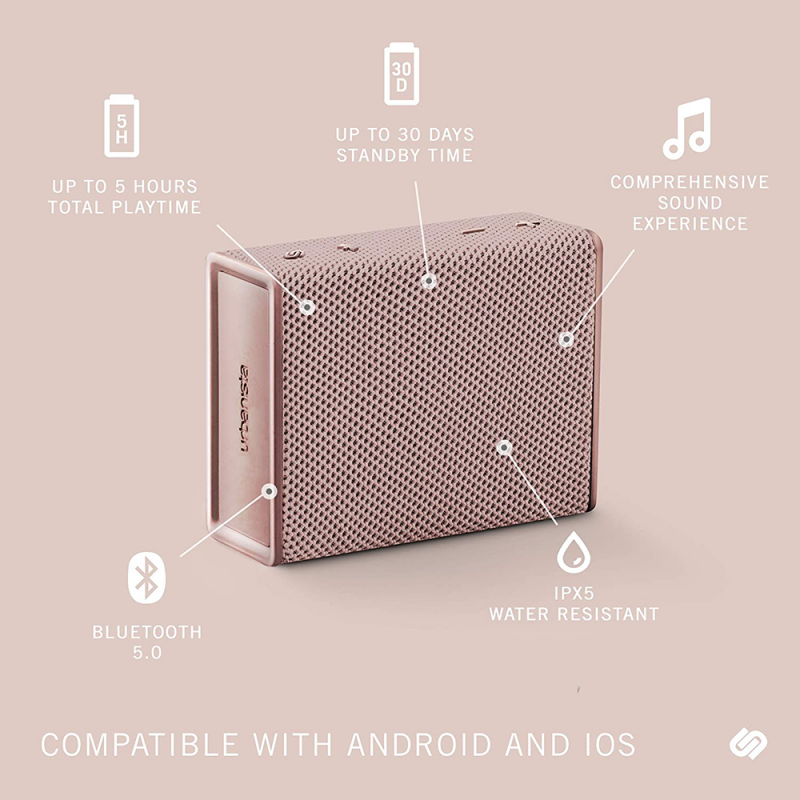 Image secondaire de Enceinte Bluetooth® Sydney IPX5 Midnight Rose Gold Urbanista