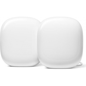 Pack 2 routeurs Nest Mesh Wifi 6 Pro Blanc Google
