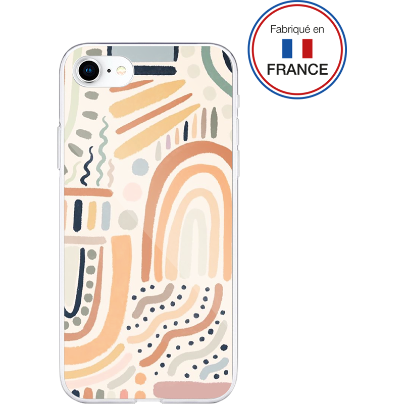 Coque Résine iPhone SE 2022/SE/8/7/6S/6 Sahel - Fabriquée en France Bi