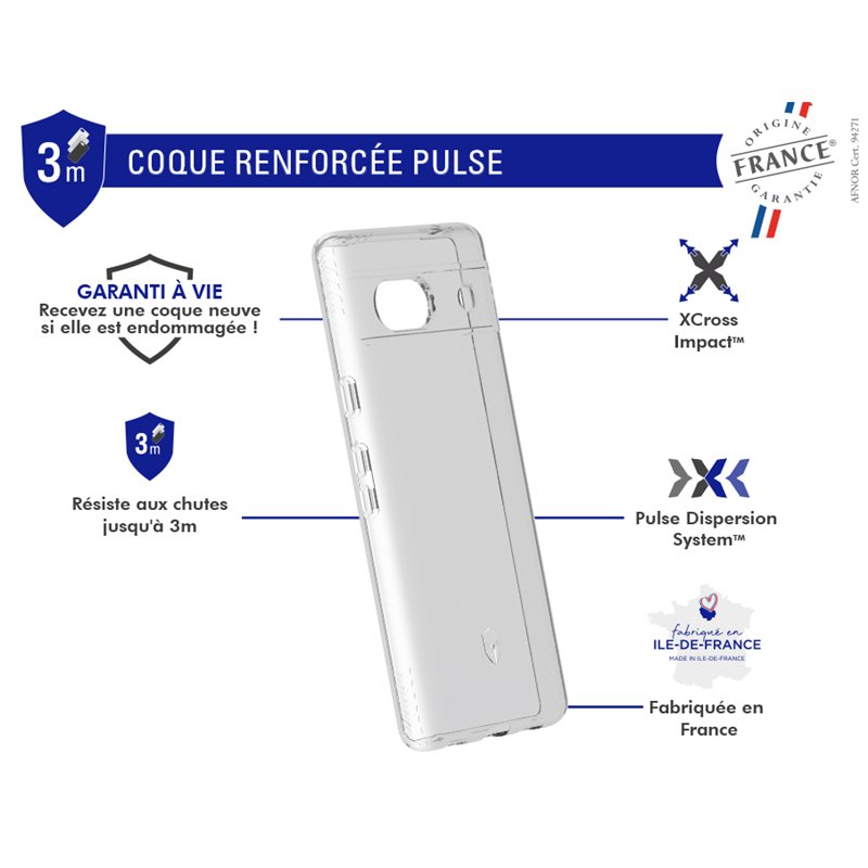 Image secondaire de Coque Renforcée Google Pixel 7a PULSE Origine France Garantie Garantie