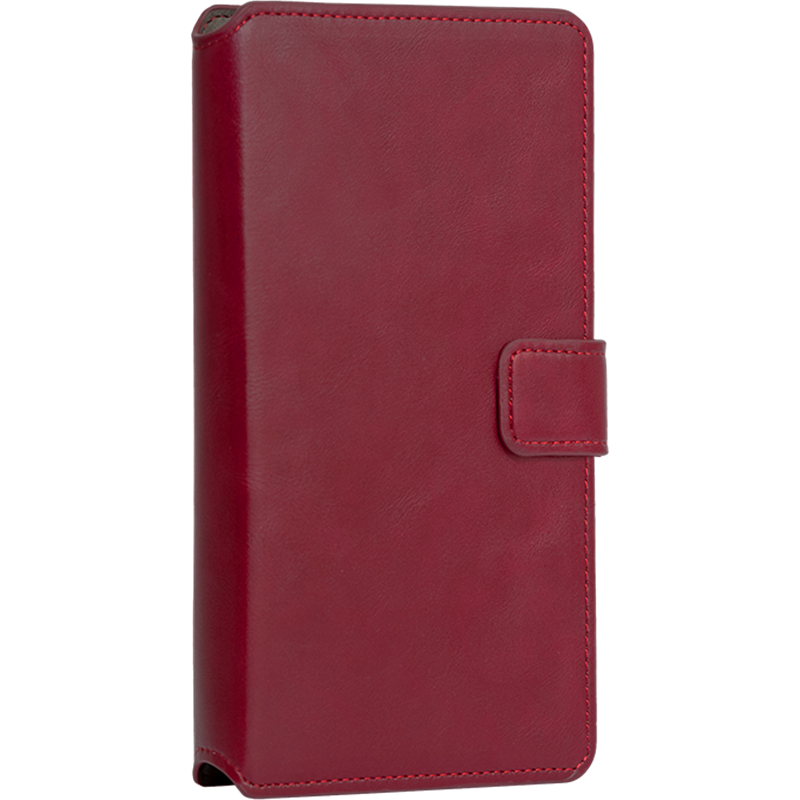 Folio Wallet Universel XL avec languette de fermeture Rouge Bigben