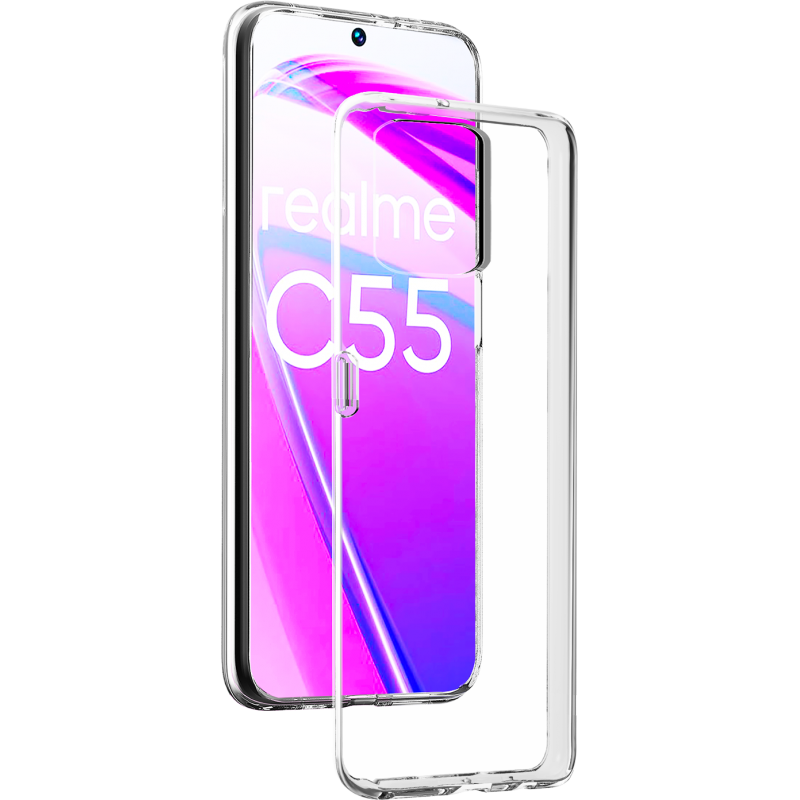 Coque RealMe C55 Souple Transparente Bigben