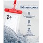 Pochette Etanche IPX8 Universelle Rouge - Entièrement recyclable Just 