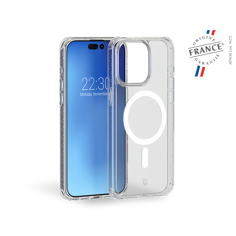 Coque Renforcée iPhone 15 Pro AIR Origine France Garantie Compatible M