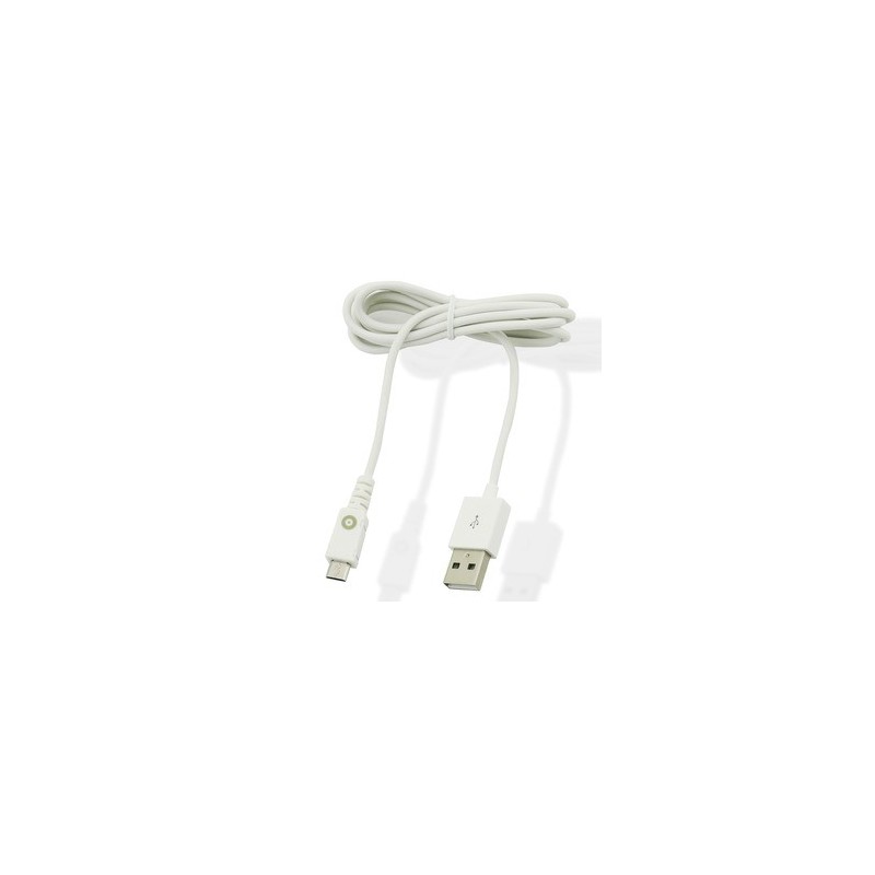 Spring Câble Droit Charge & Sync 1A USB/Micro-USB 1M Blanc