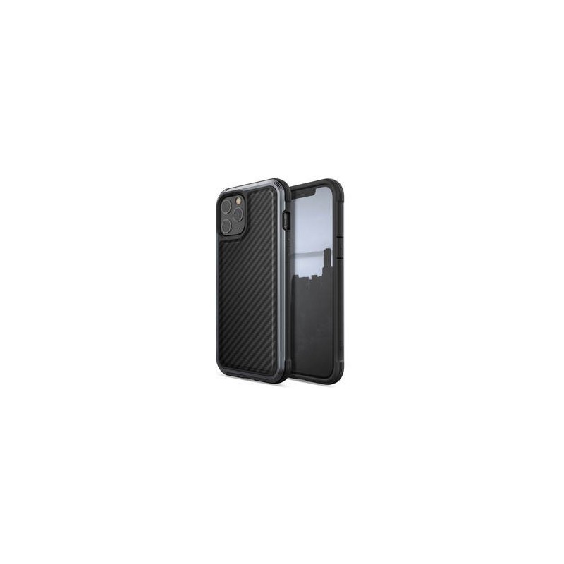 Coque Lux Fibre De Carbone Noir Pour iPhone 12 Pro Max