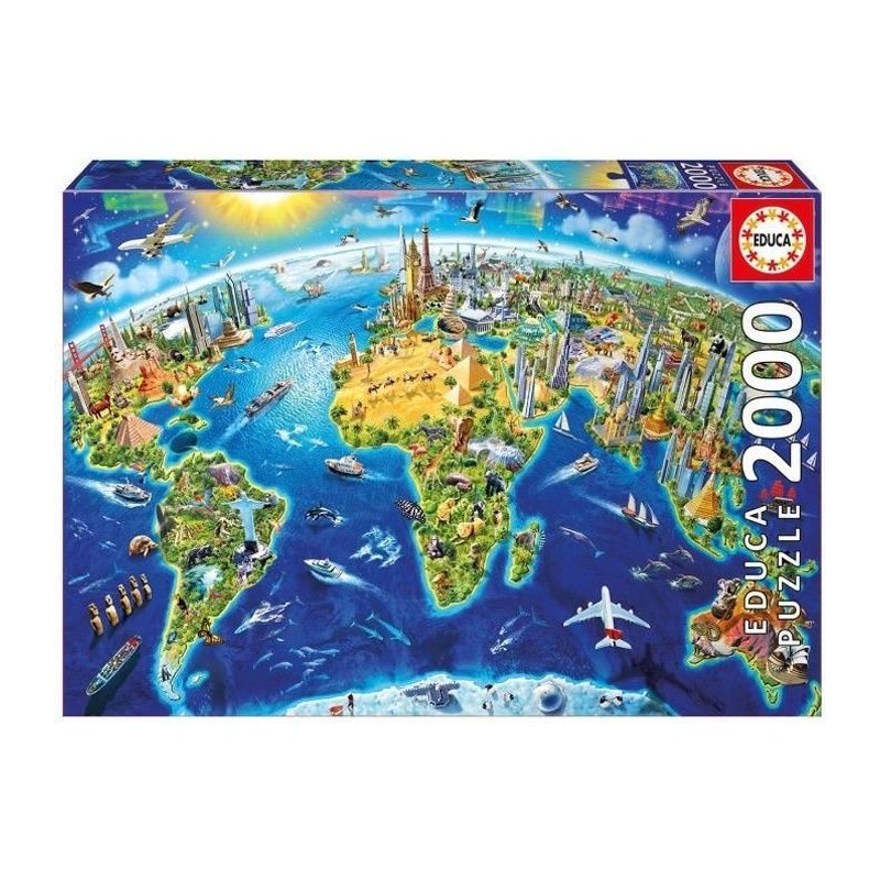 Puzzle Educa World Symbols 17129.0 2000 Pièces