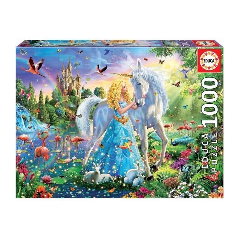 Puzzle Educa The Princess And The Unicorn 500 Pièces 68 x 48 cm