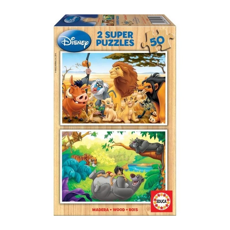 Puzzle Educa DISNEY 100 Pièces (2x50 cm)