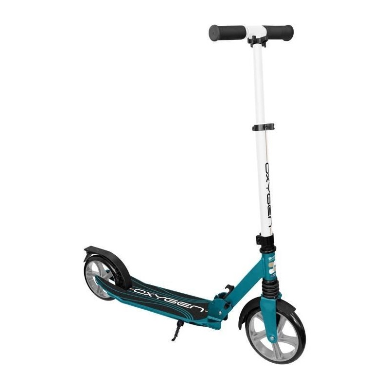 Trottinette Stamp Oxygen Noir/Bleu Vert