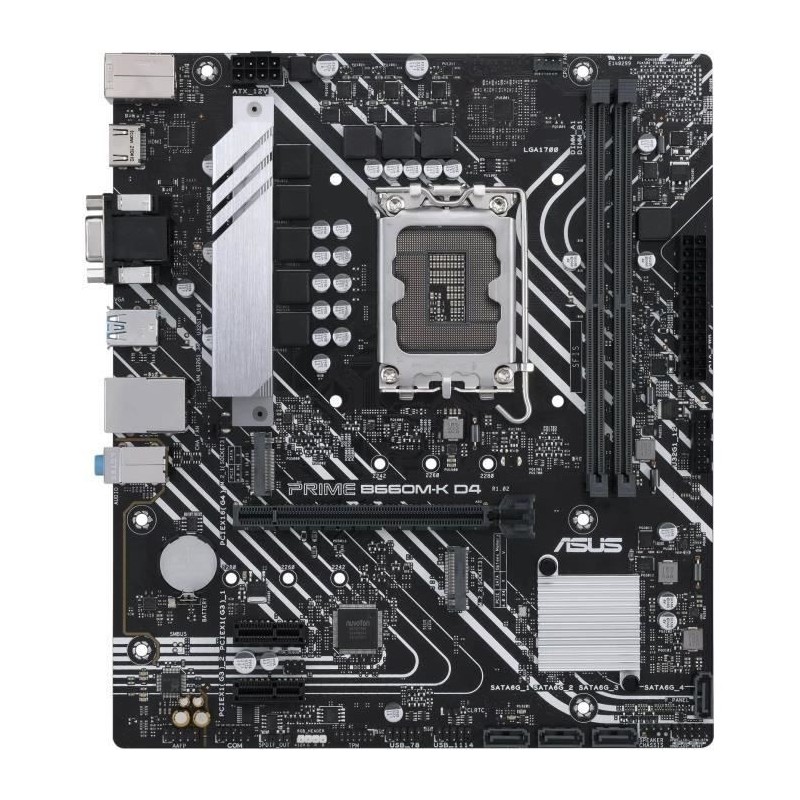 Image secondaire de Asus PRIME B660M-K D4 Intel B660 LGA 1700 micro ATX