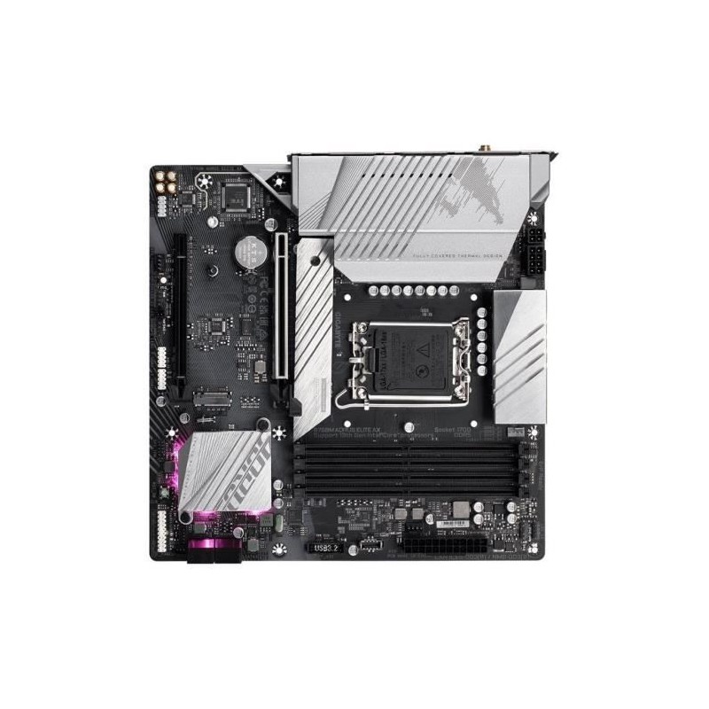 Gigabyte B760M AORUS ELITE AX carte mère Intel B760 LGA 1700 micro ATX