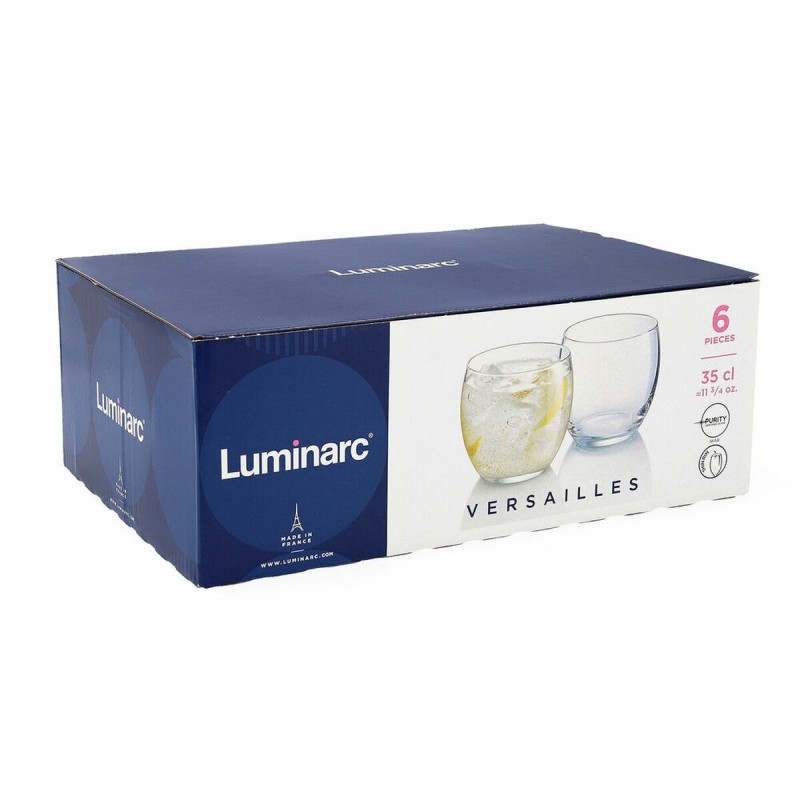 Image secondaire de Set de Verres Luminarc Versailles 6 Pièces (35 cl)