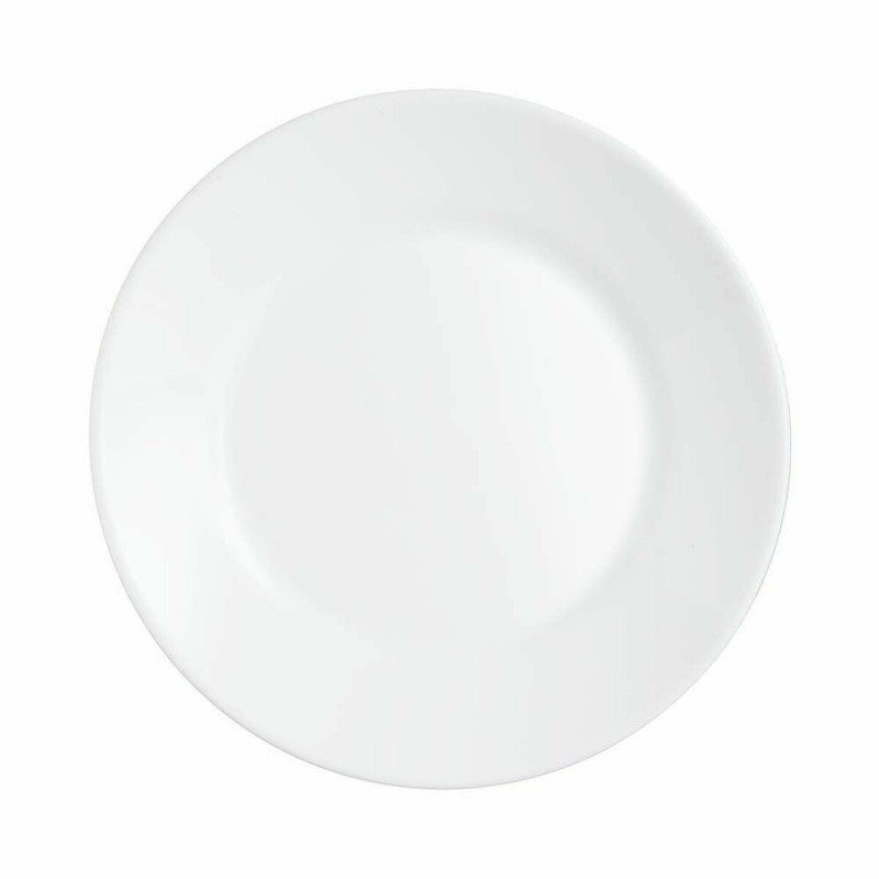 Service de vaisselle Arcoroc Restaurant Blanc verre (Ø 23,5 cm) (6 uds