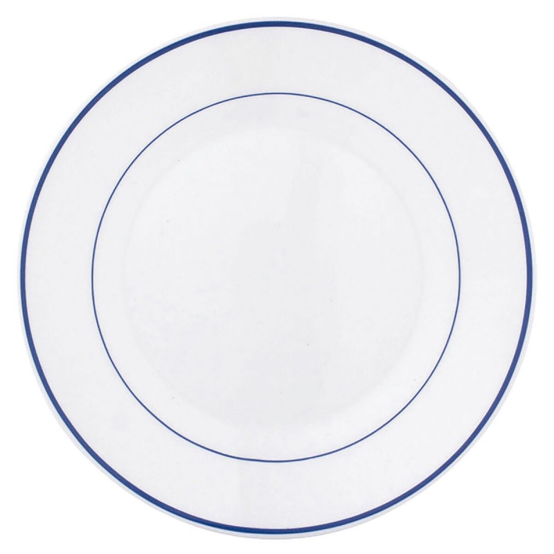 Service de vaisselle Arcoroc Rest. F/azul Dessert Bicolore verre 19,5 cm