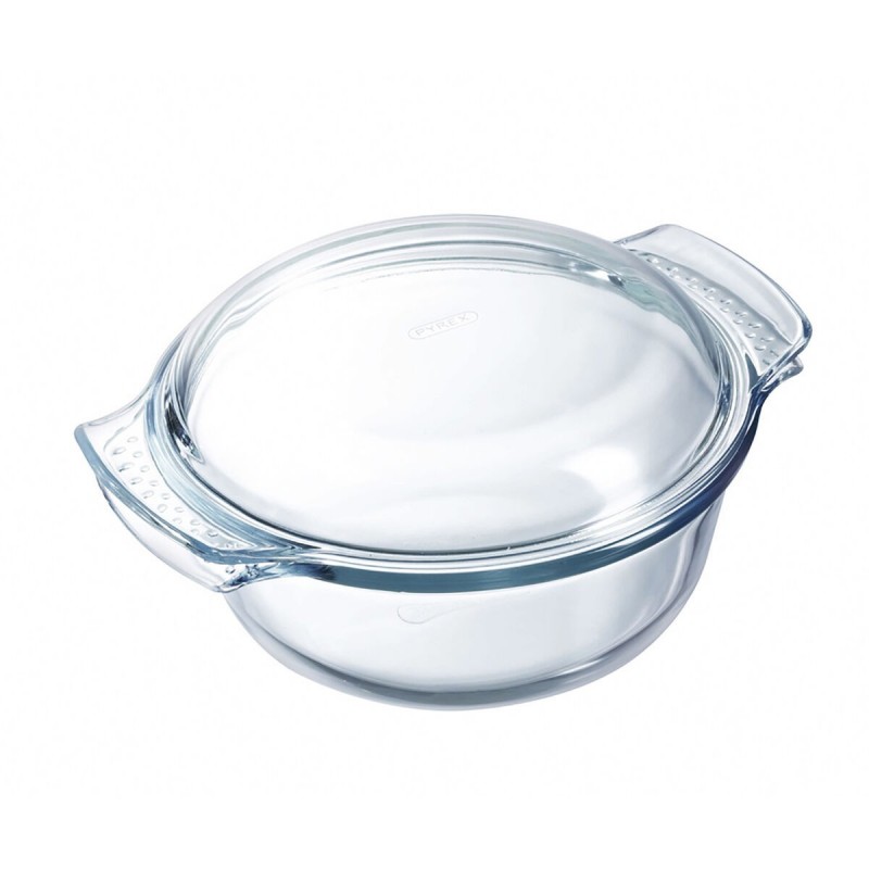 Image secondaire de Plat de Four Pyrex Classic Vidrio Transparent verre 33 x 26 x 12 cm Avec couvercle (3 Unités)