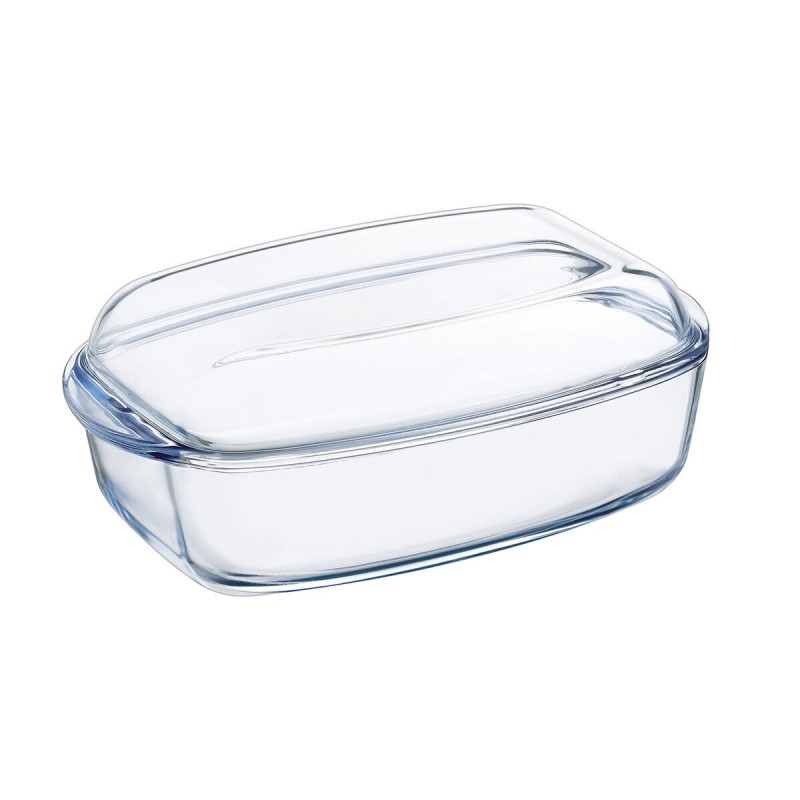 Image secondaire de Plat à Gratin Pyrex Classic Avec couvercle 4,5 L 38 x 22 x 11 cm Transparent verre (3 Unités)