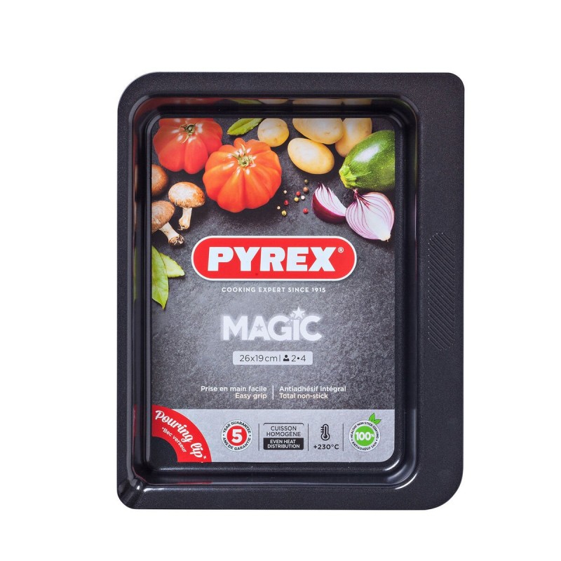 Image secondaire de Plat de Four Pyrex Magic Rectangulaire 26 x 18 cm Métal 6 Unités