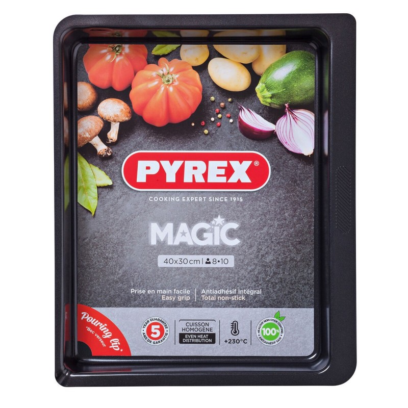 Image secondaire de Plat de Four Pyrex Magic Rectangulaire Métal 6 Unités 40 x 31 cm