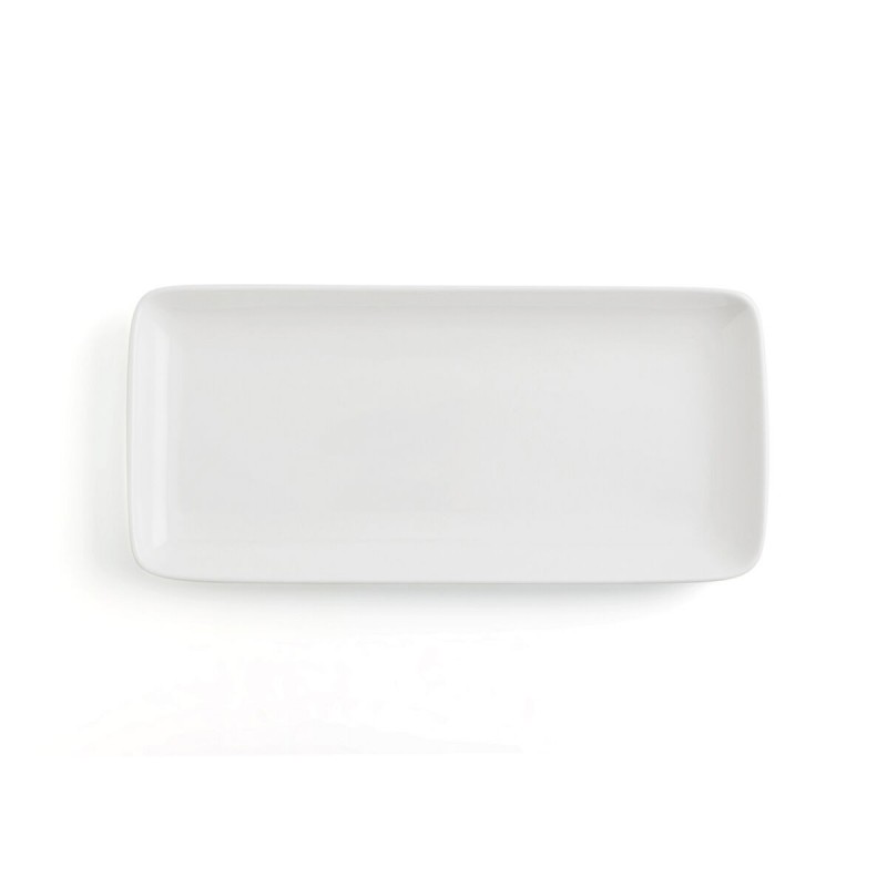 Image secondaire de Plat à Gratin Ariane Vital Coupe Rectangulaire Céramique Blanc (36 x 16,5 cm) (6 Unités)