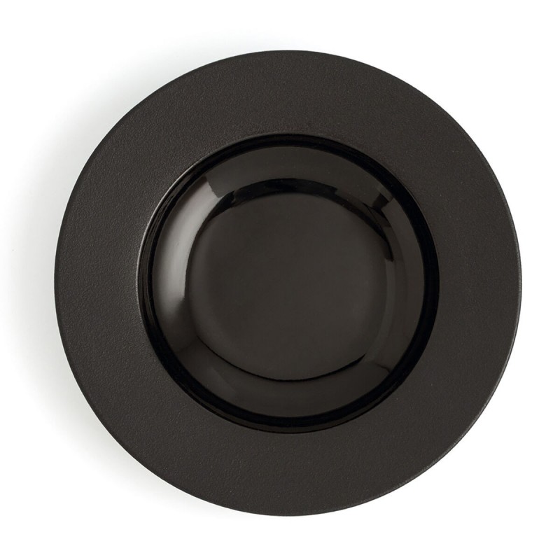 Image secondaire de Assiette creuse Ariane Antracita Noir Céramique Ø 26 cm (6 Unités)