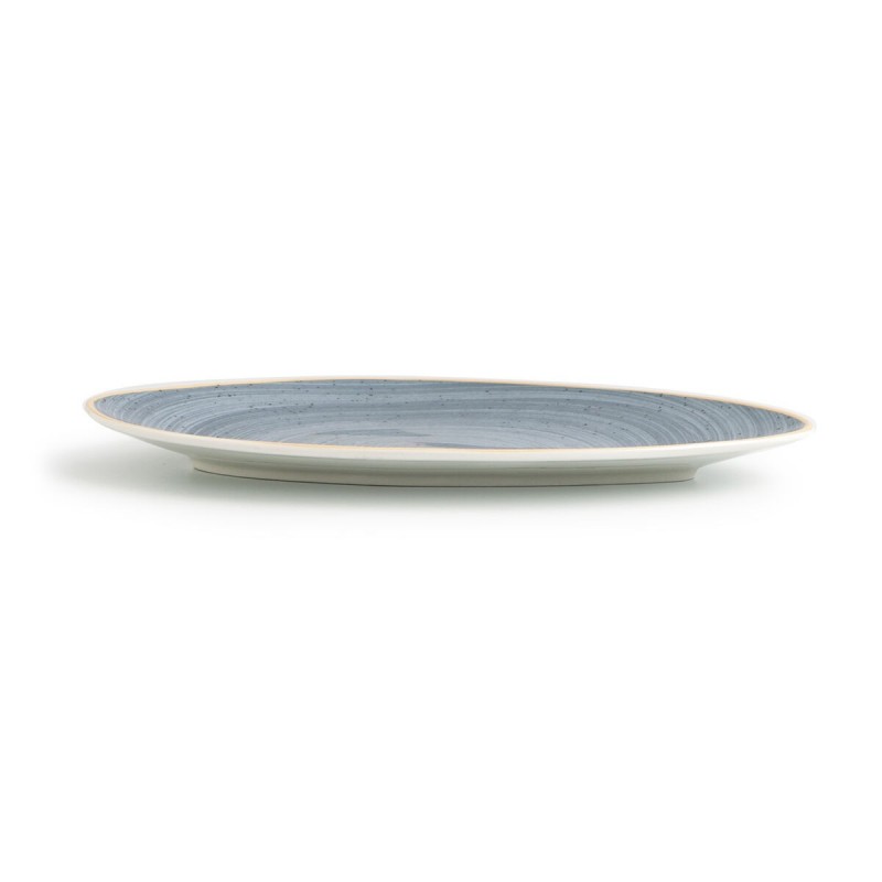 Image secondaire de Assiette plate Ariane Terra Triangulaire Bleu Céramique Ø 29 cm (6 Unités)