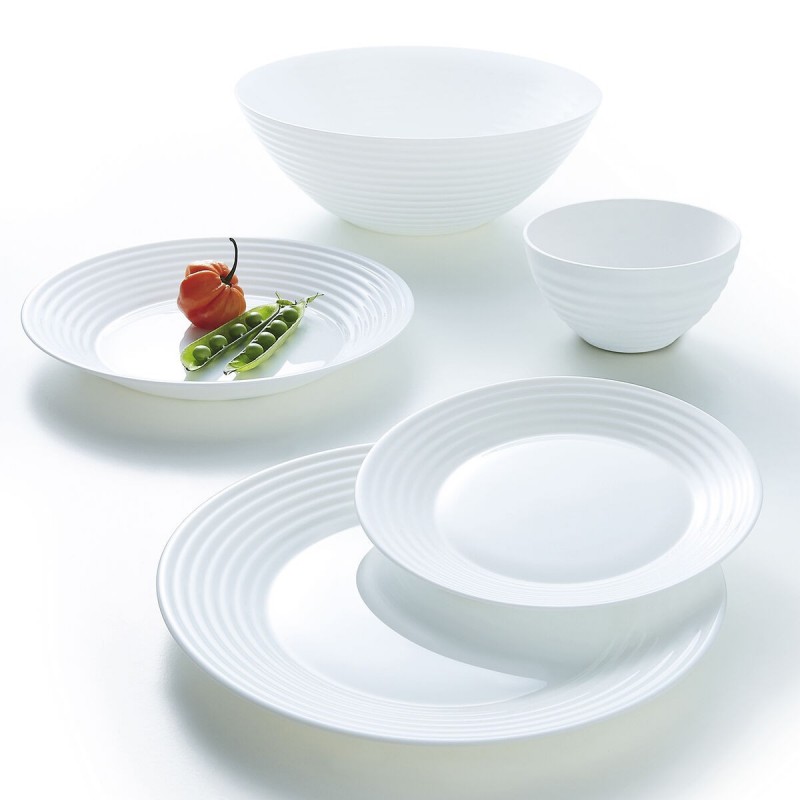 Image secondaire de Bol Luminarc Harena Blanc verre 16 cm Polyvalents (24 Unités)