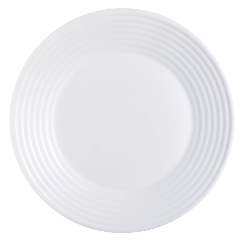 Image secondaire de Dessous d'Assiette Luminarc Harena Blanc verre (Ø 27 cm) (24 Unités)