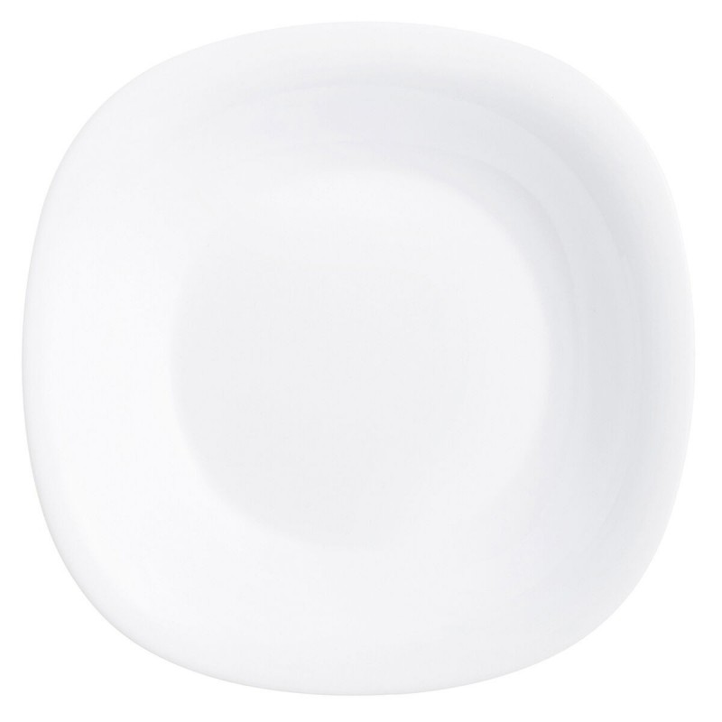 Image secondaire de Assiette creuse Luminarc Carine Blanc verre (Ø 23,5 cm) (24 Unités)