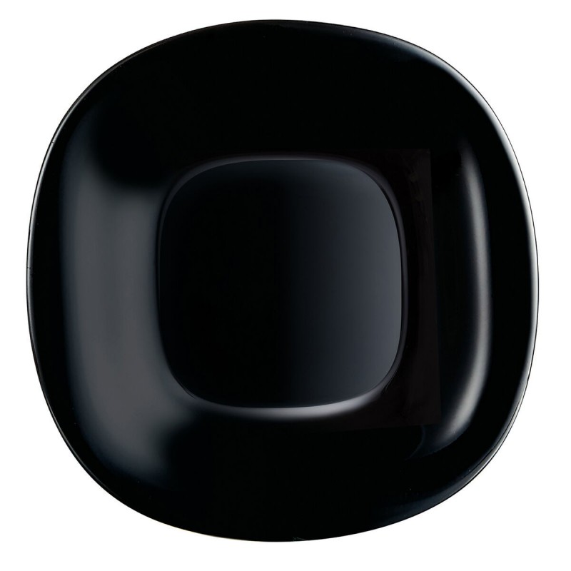 Image secondaire de Assiette à dessert Luminarc Carine Noir verre (19 cm) (24 Unités)