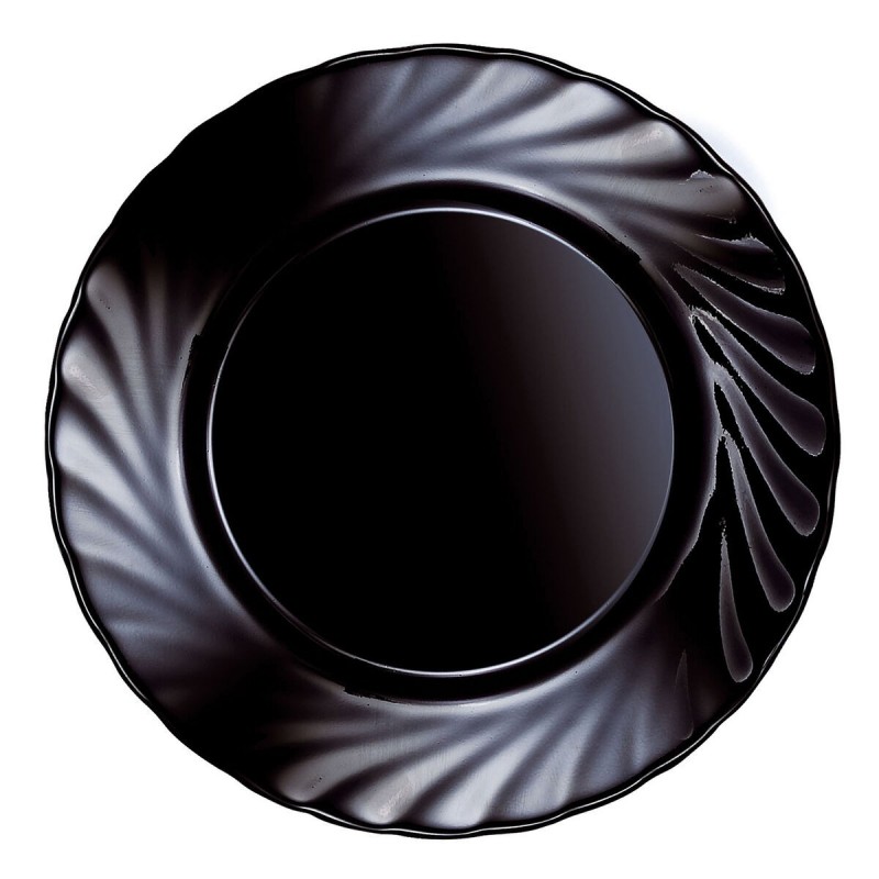 Image secondaire de Assiette à dessert Luminarc Trianon Noir verre (Ø 19,5 cm) (24 Unités)