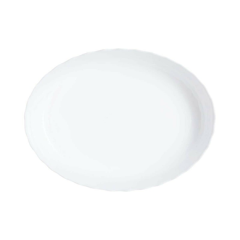 Image secondaire de Plat à Gratin Luminarc Trianon Oblongue Blanc verre 31 x 24 cm (6 Unités)