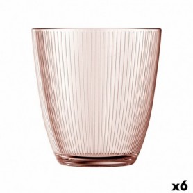 Verre Luminarc Concepto Stripy Rose verre (310 ml) (6 Unités)