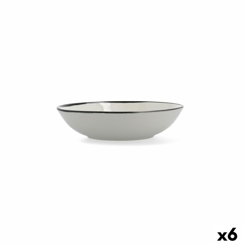 Assiette creuse Ariane Vital Filo Céramique Blanc Ø 21 cm (6 Unités)