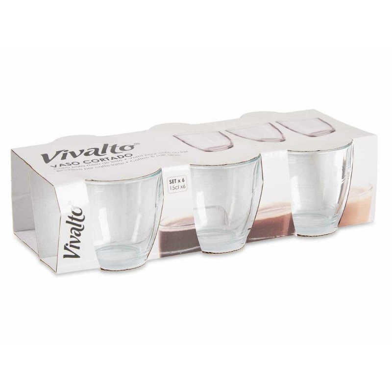 Image secondaire de Set de Verres Transparent verre 150 ml (12 Unités)