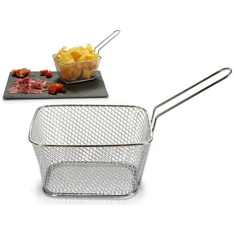 Image secondaire de Panier de présentation apéritif Argenté Fer 24 x 13 x 11 cm (24 Unités)