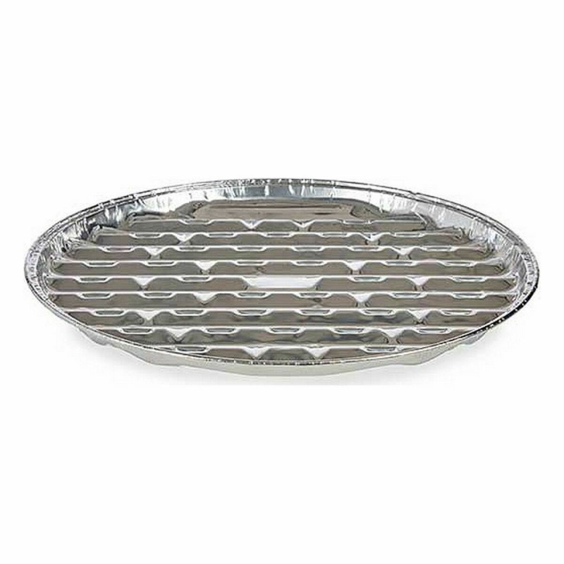 Image secondaire de Ensemble de plats pour la cuisine Jetable Pizza Aluminium 32 x 3 x 32 cm (24 Unités)