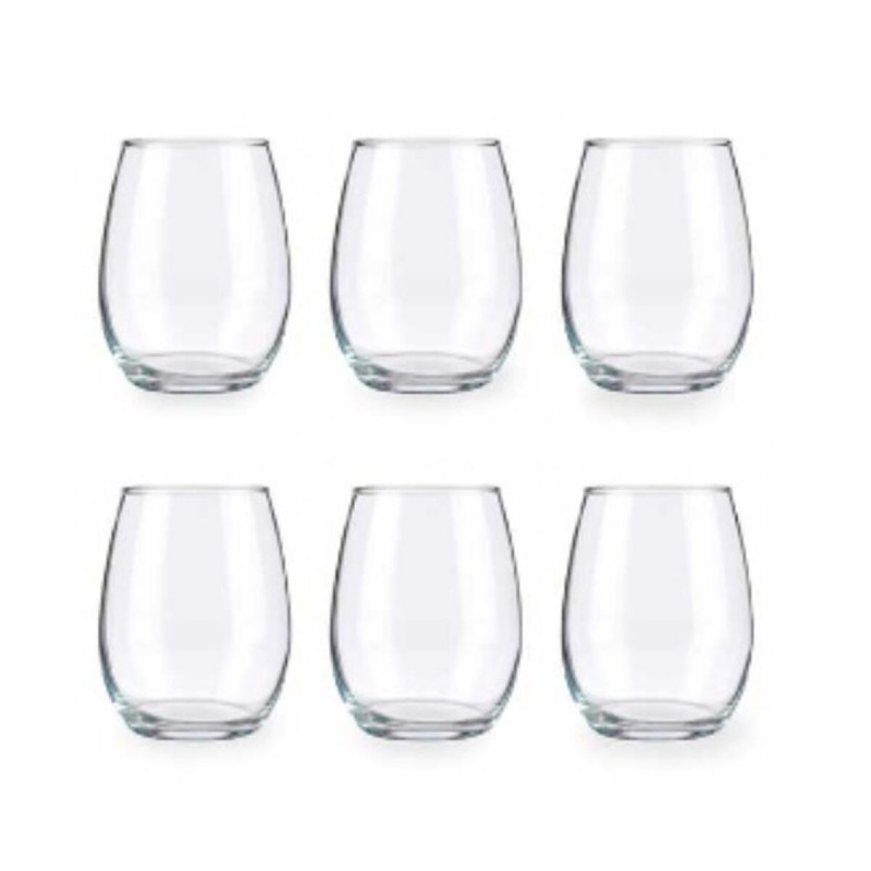 Image secondaire de Set de Verres Amber Transparent verre 350 ml (4 Unités)