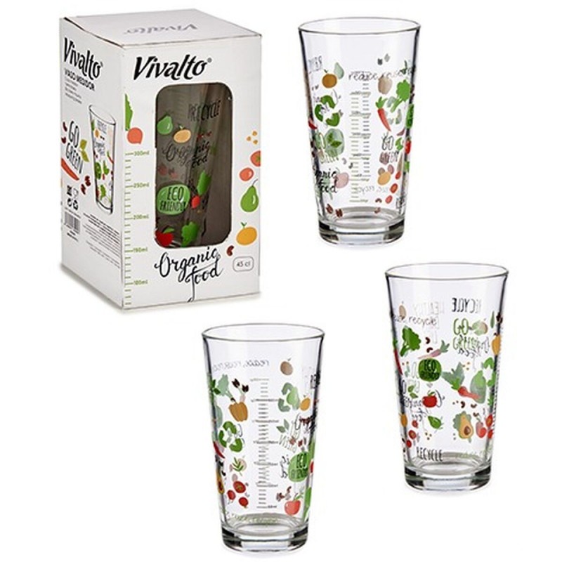 Image secondaire de Pot mesureur Organic verre 456 ml (36 Unités)