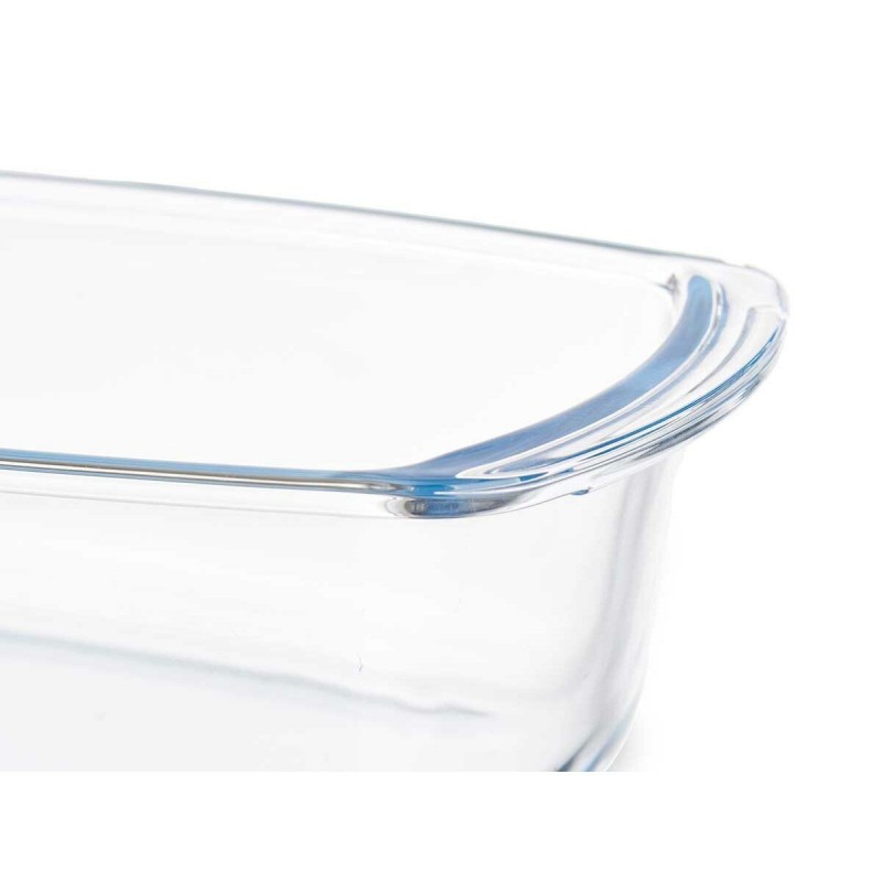 Image secondaire de Plat à Gratin Avec des poignées Transparent Verre Borosilicaté 1,6 L 27 x 7,2 x 14 cm (12 Unités)