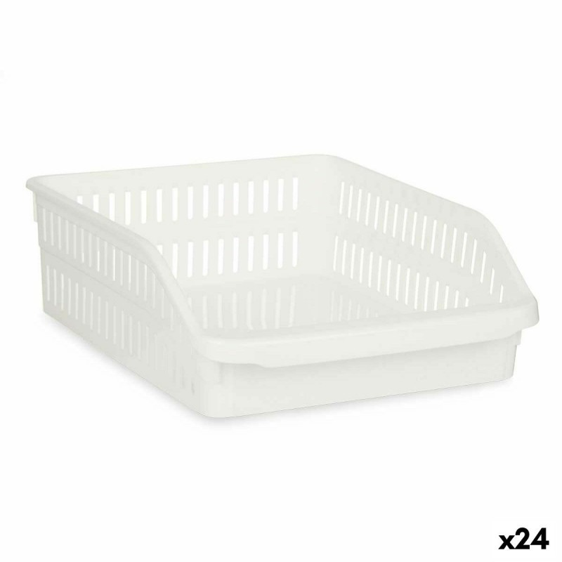 Organisateur pour frigo Blanc Plastique 26 x 9,3 x 30,5 cm (24 Unités)