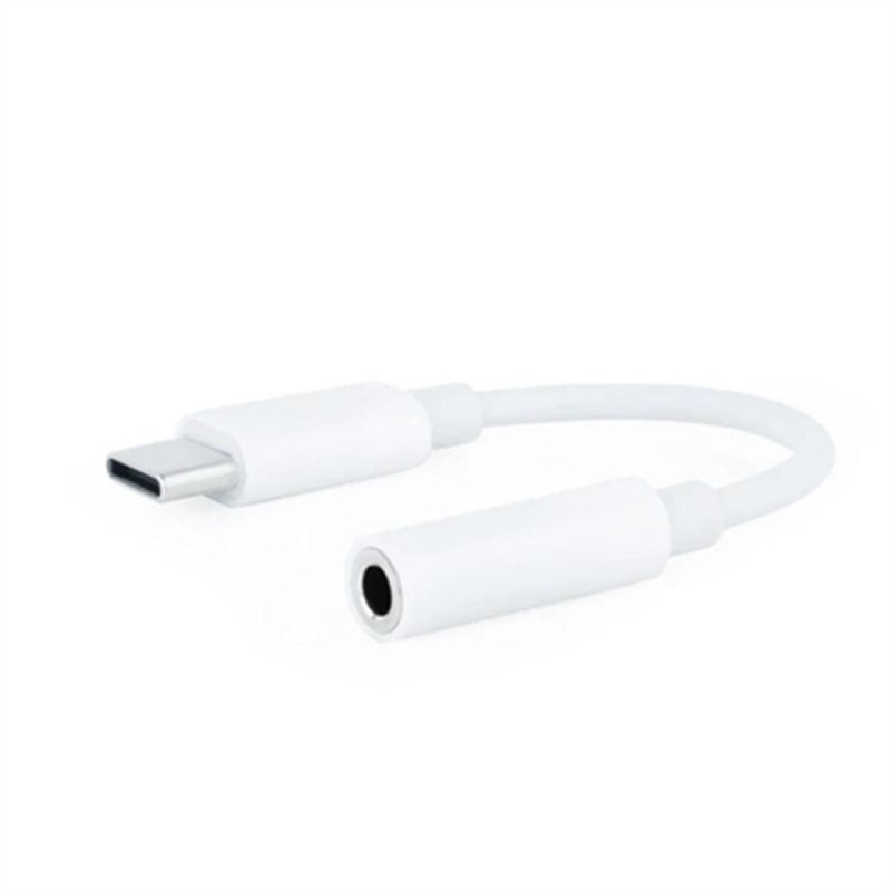 NanoCâble 10.24.1205-W câble audio 0,11 m 3,5mm USB Type-C Blanc