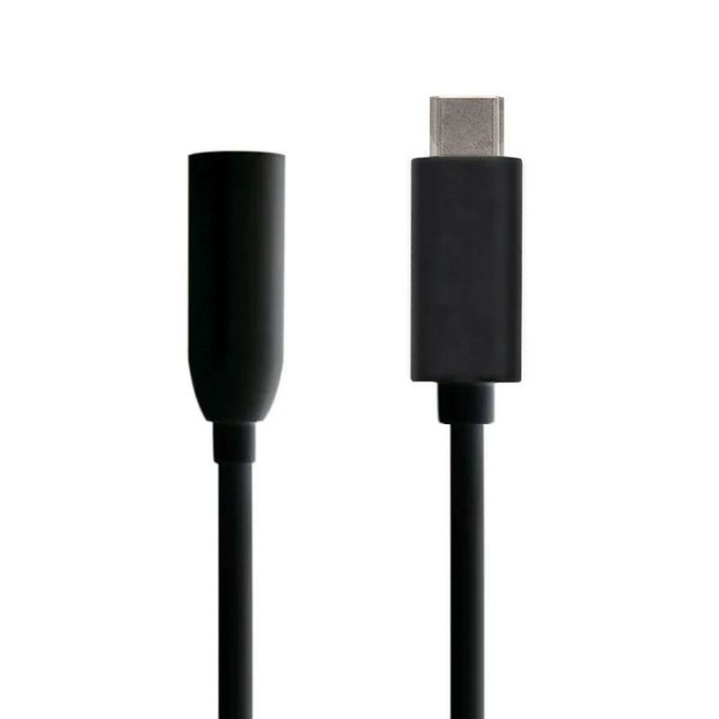 Image secondaire de Aisens A109-0348 câble de téléphone portable Noir 0,15 m USB C 3,5 mm
