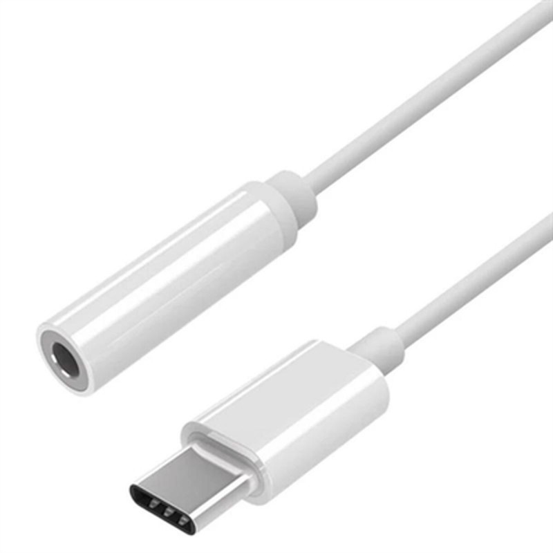 Aisens A109-0384 câble de téléphone portable Blanc 0,15 m USB C 3,5 mm