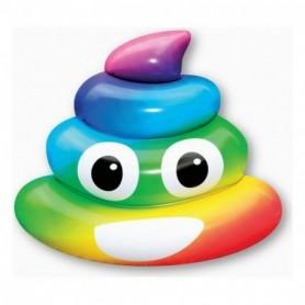 Matelas Gonflable Rainbow Poo (107 x 121 x 26  cm)
