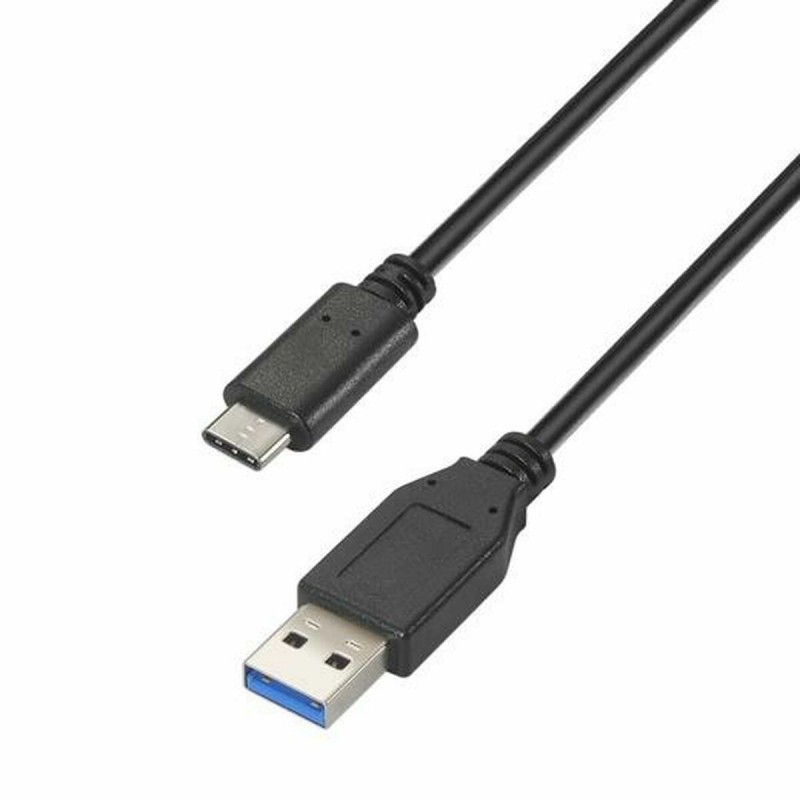 Aisens A107-0060 câble USB 1 m USB 3.2 Gen 2 (3.1 Gen 2) USB A USB C Noir